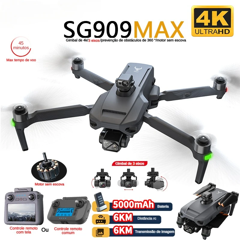 Drone Kit Professional - ZLL SG909 SG909MAX Professionelle Drohne mit